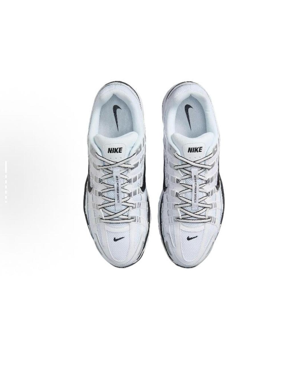 NIKE Белые текстильные кроссовки, фото 4