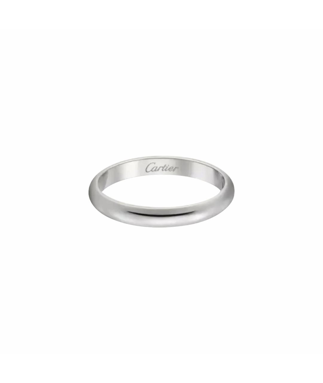 CARTIER Белое платиновое кольцо, фото 1