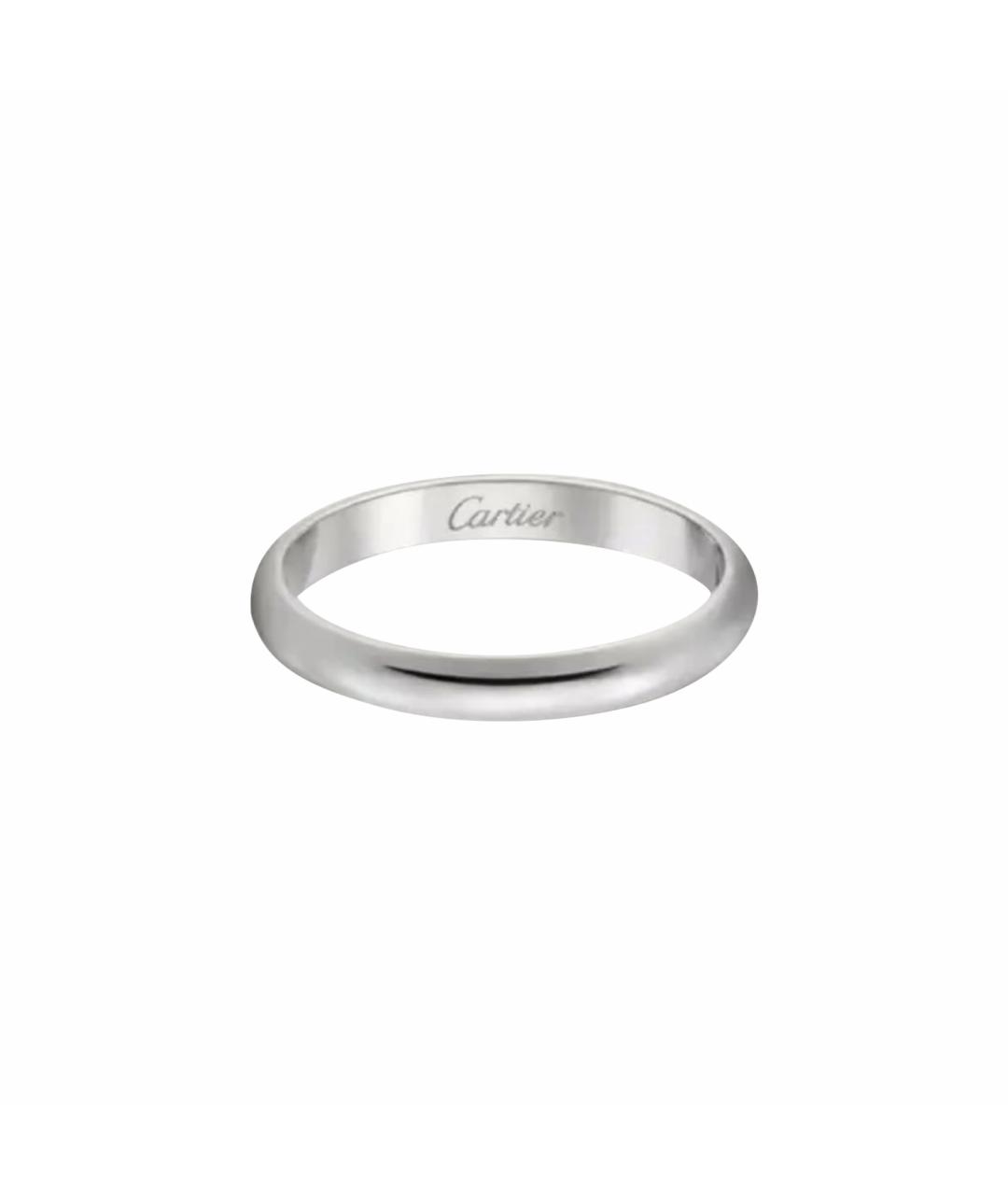CARTIER Белое платиновое кольцо, фото 4