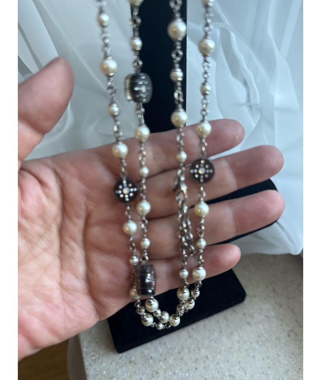 CHANEL Серебряное колье, фото 2