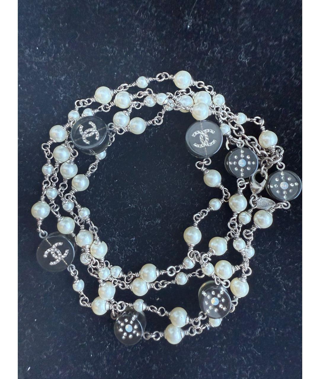 CHANEL Серебряное колье, фото 7