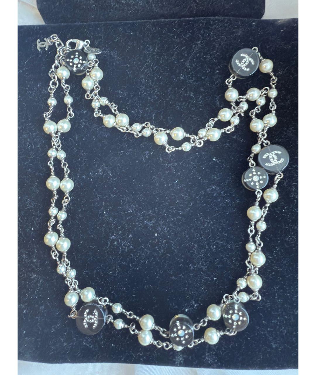 CHANEL Серебряное колье, фото 5