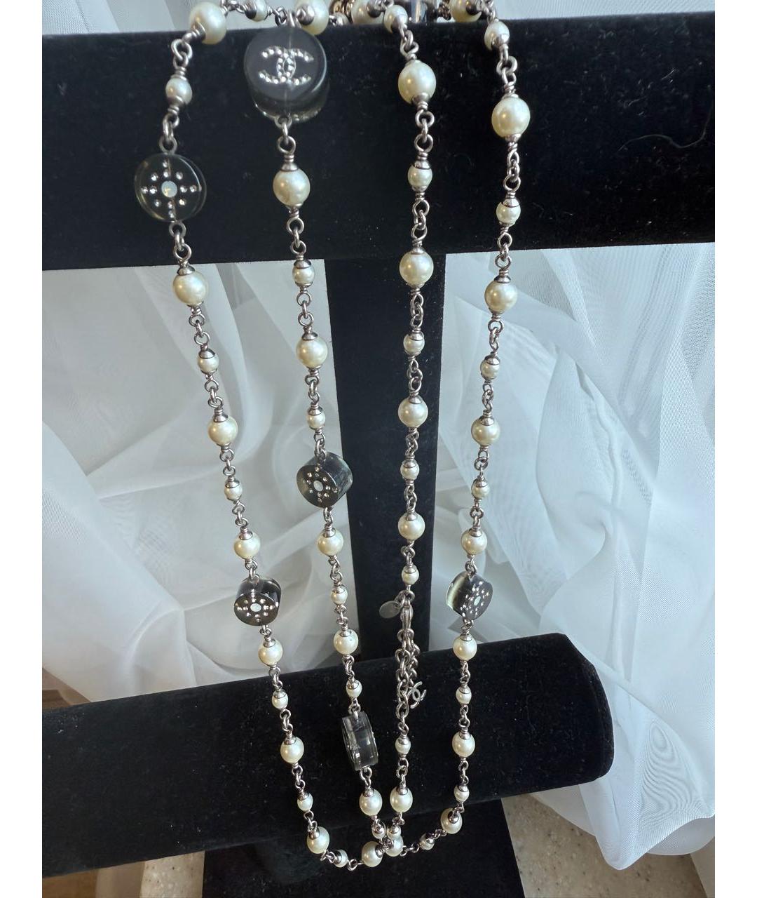 CHANEL Серебряное колье, фото 6