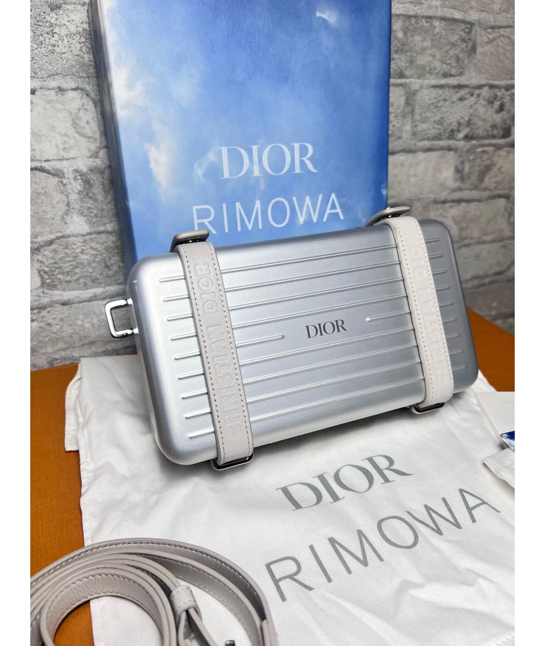 CHRISTIAN DIOR Серебряная сумка на плечо, фото 3