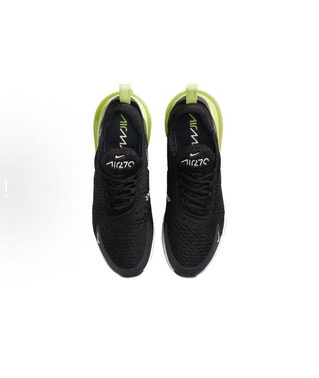 NIKE Черные текстильные низкие кроссовки / кеды, фото 4