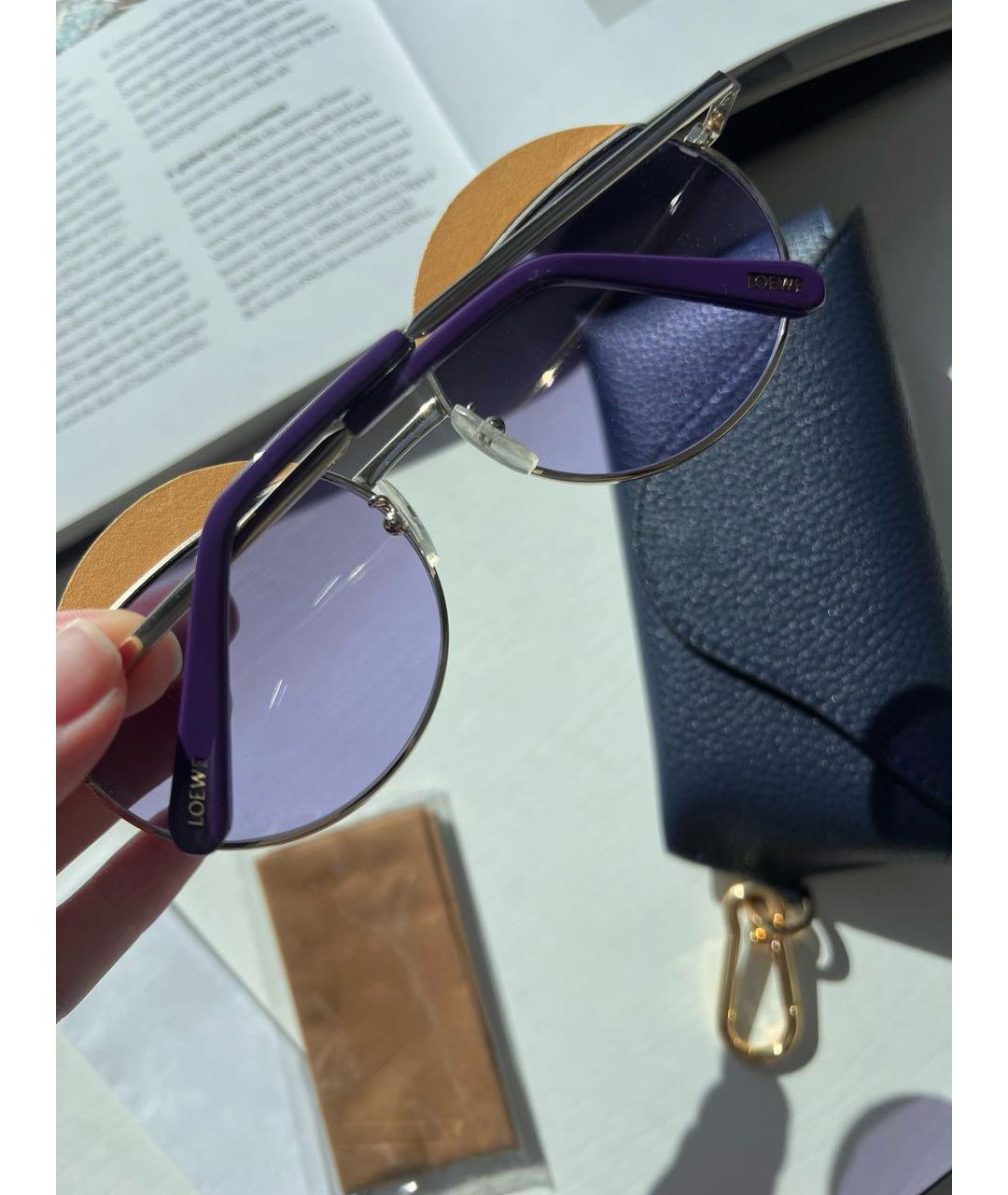 LOEWE Фиолетовые солнцезащитные очки, фото 2