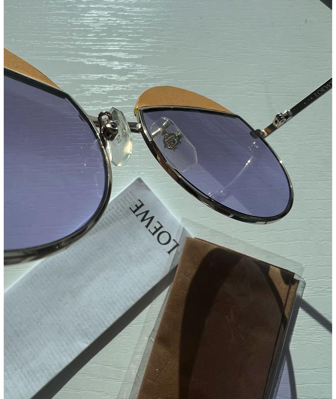 LOEWE Фиолетовые солнцезащитные очки, фото 4