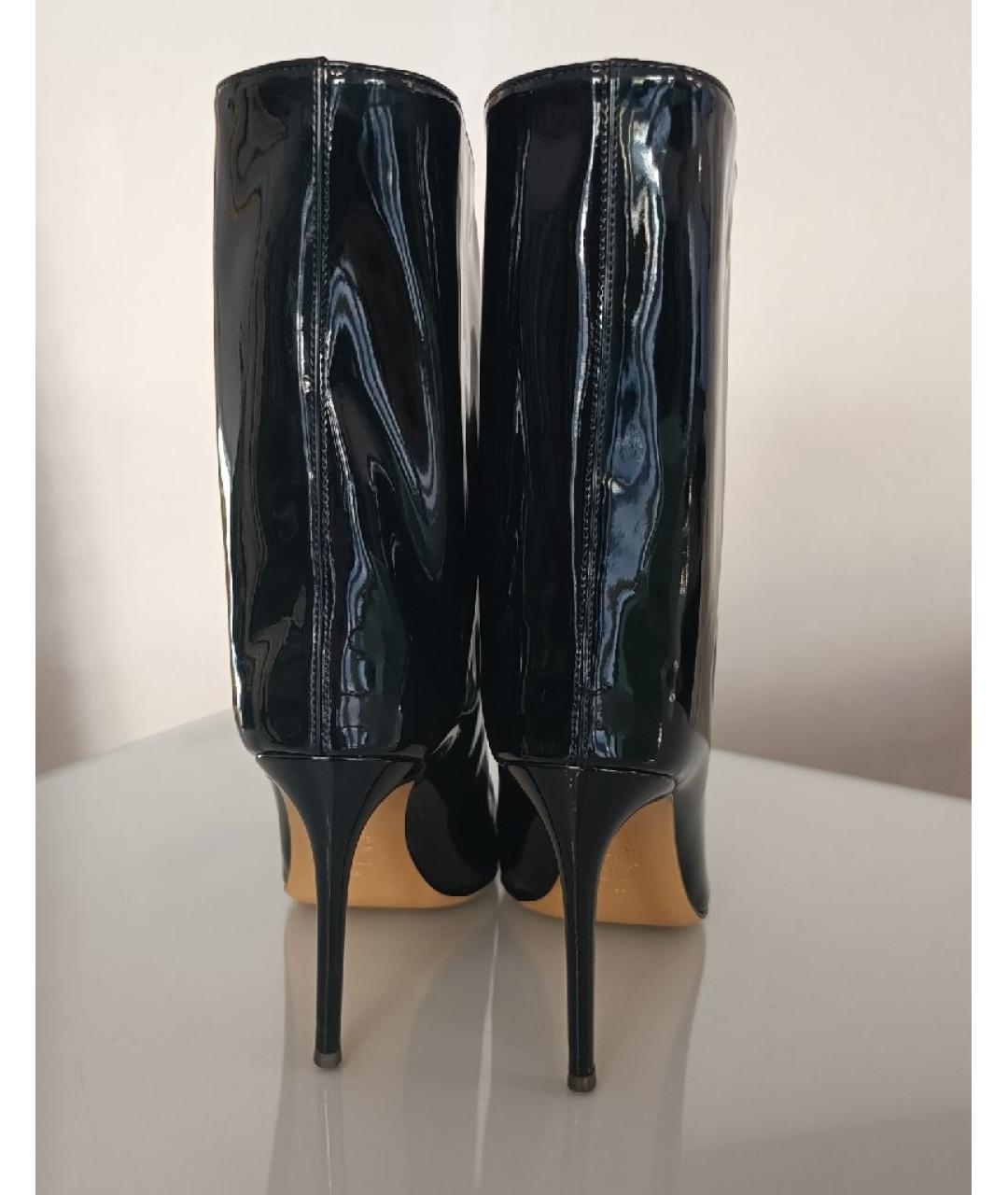 ALEXANDRE VAUTHIER Черные ботильоны из лакированной кожи, фото 3