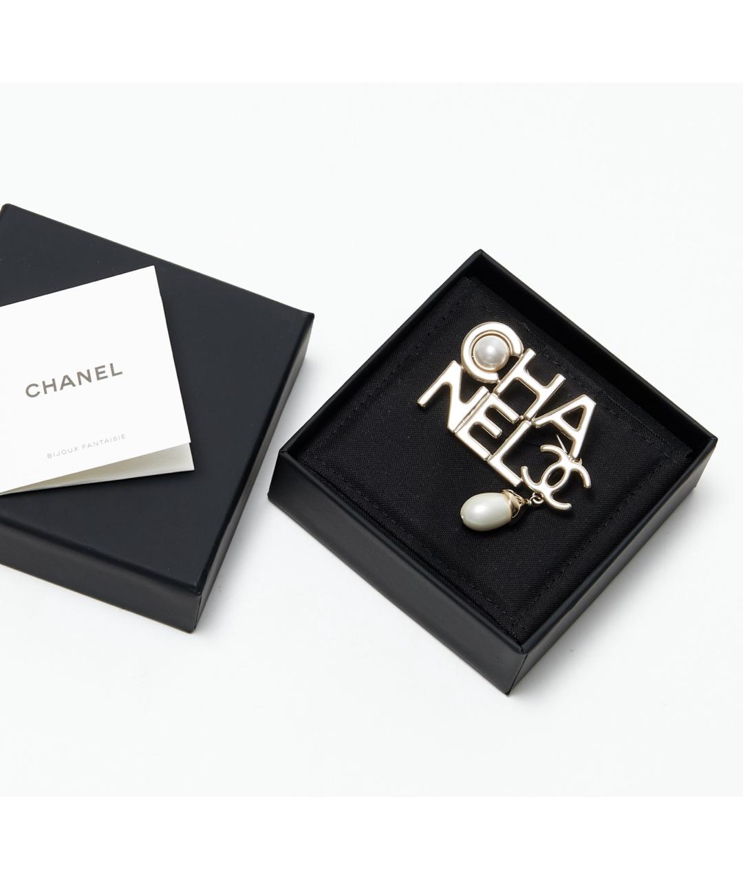 CHANEL Серебряная латунная булавка / брошь, фото 3