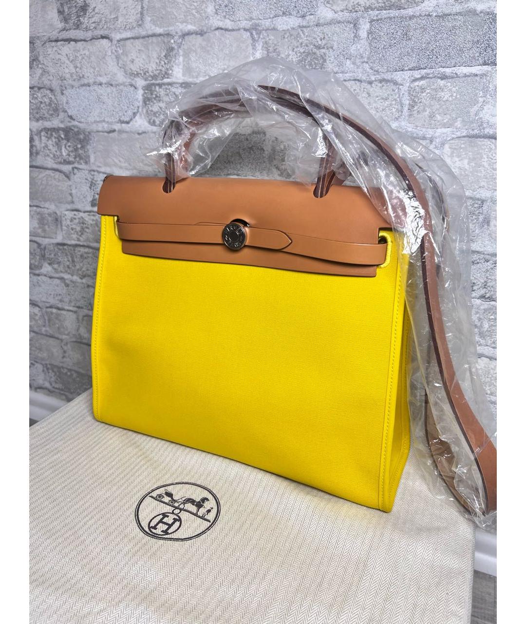 HERMES Желтая сумка через плечо, фото 2