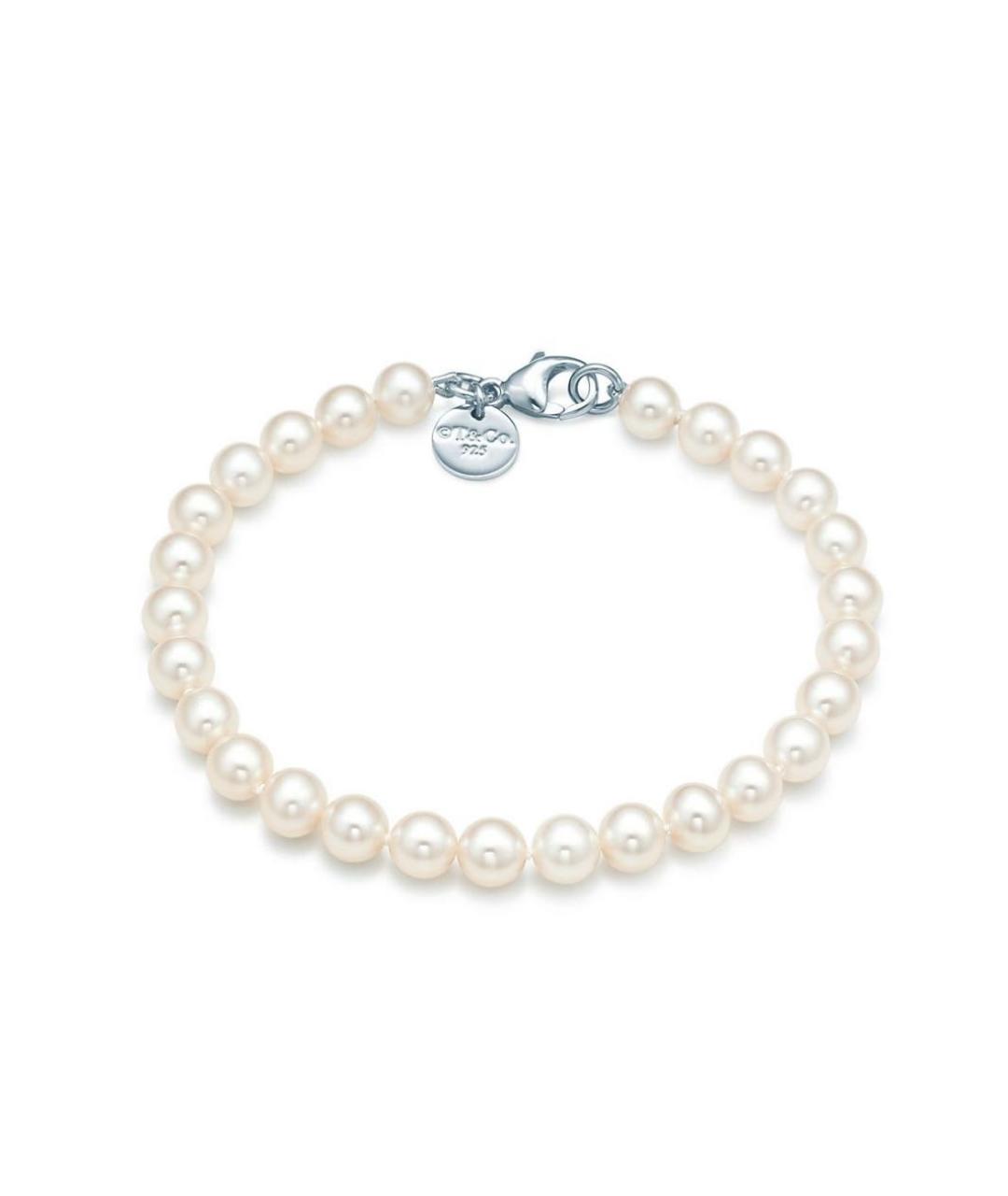 TIFFANY&CO Белый жемчужный браслет, фото 1