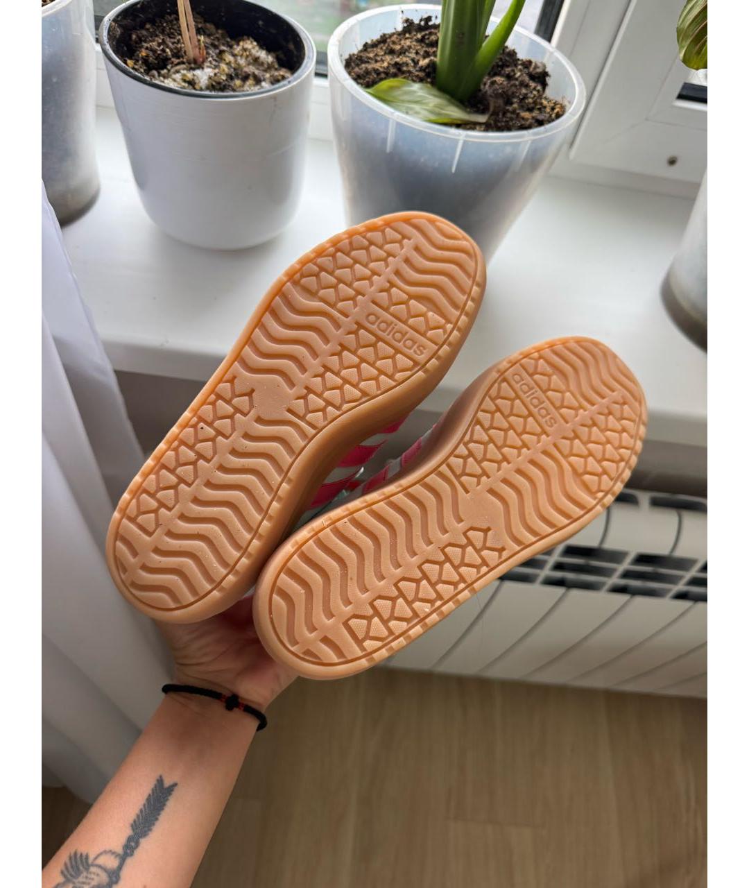 ADIDAS Бирюзовые замшевые кеды, фото 6