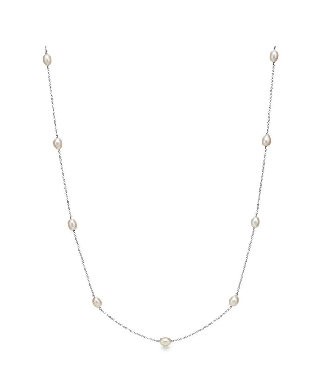 TIFFANY&CO Белое жемчужное колье, фото 1