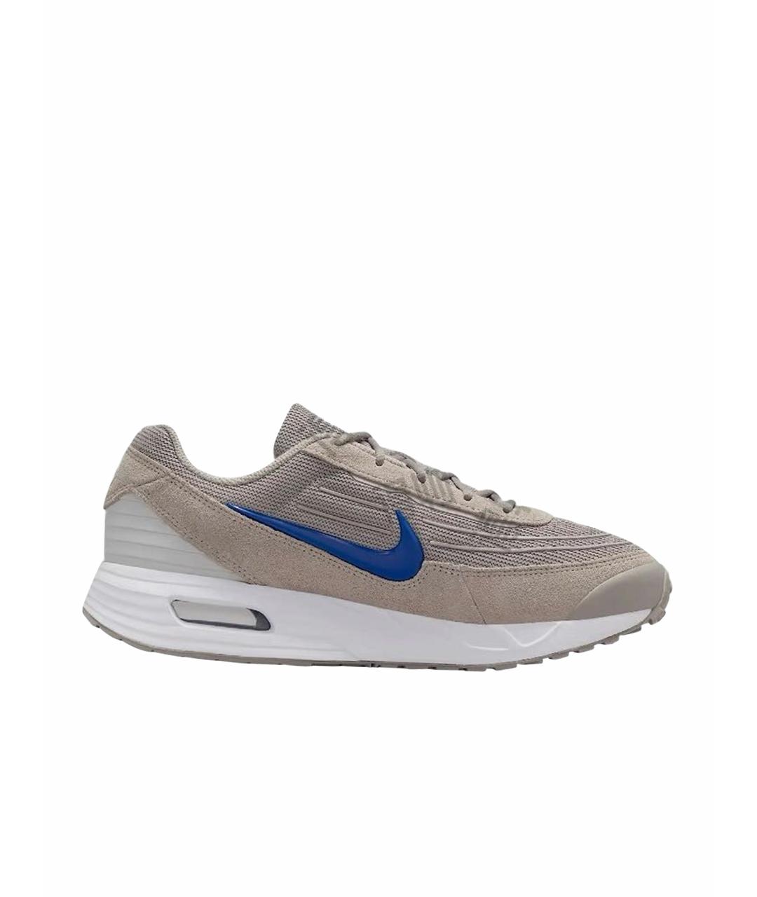 NIKE Бежевые текстильные низкие кроссовки / кеды, фото 7