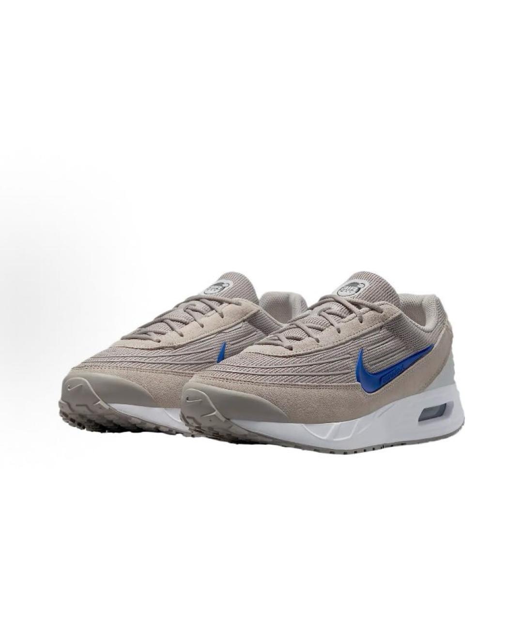 NIKE Бежевые текстильные низкие кроссовки / кеды, фото 3