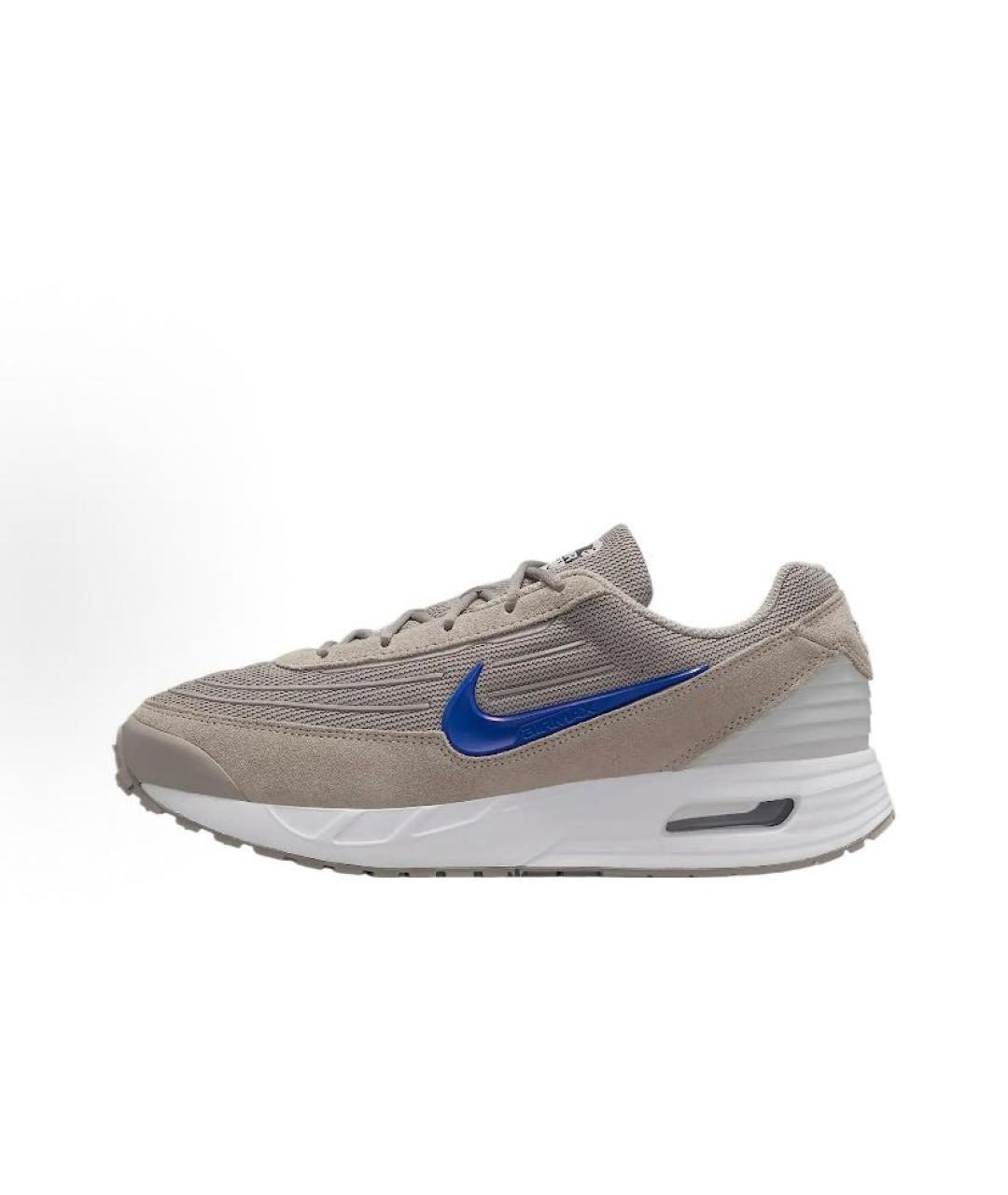 NIKE Бежевые текстильные низкие кроссовки / кеды, фото 2