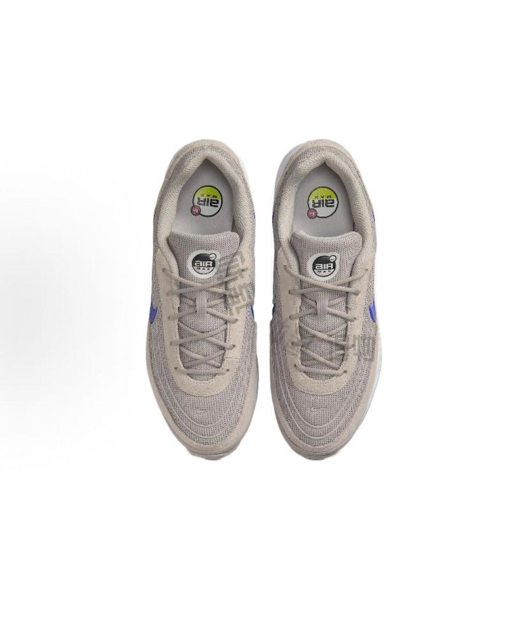 NIKE Бежевые текстильные низкие кроссовки / кеды, фото 4
