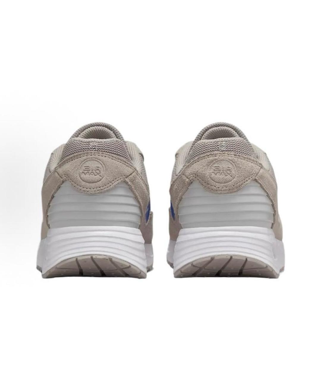 NIKE Бежевые текстильные низкие кроссовки / кеды, фото 5