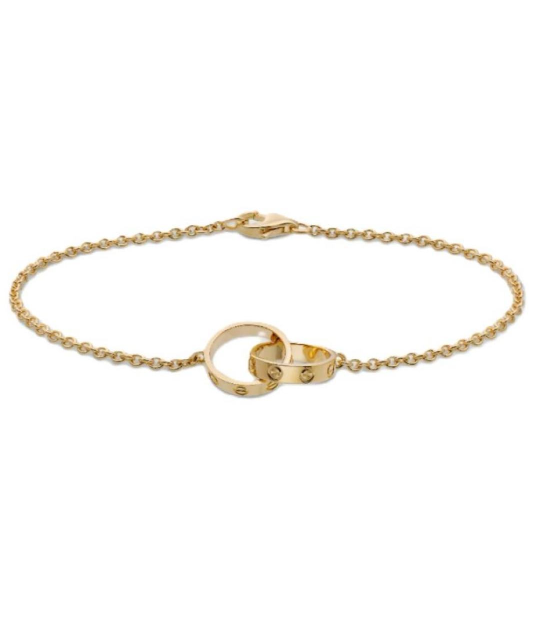 CARTIER Желтый браслет из желтого золота, фото 1