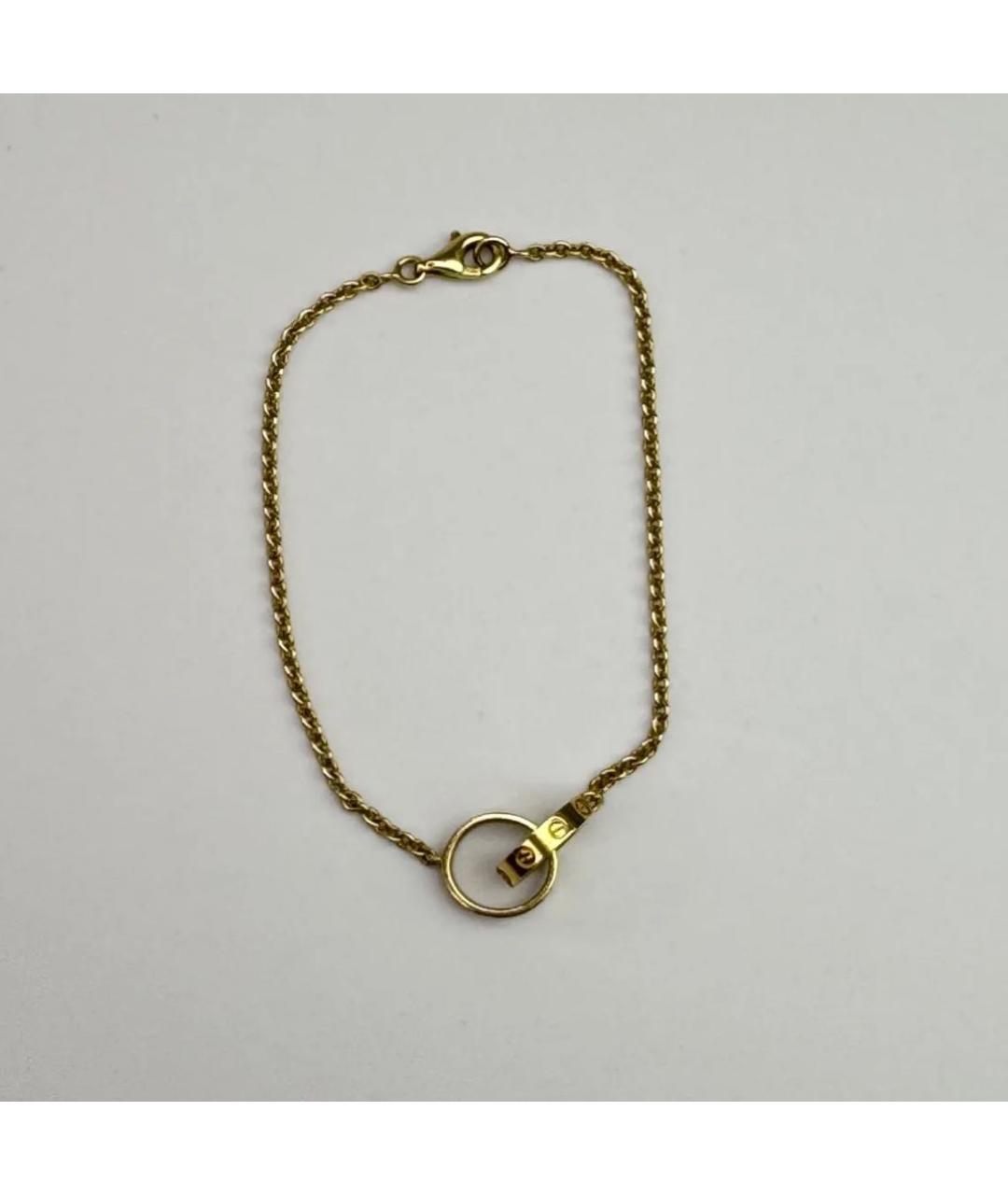 CARTIER Желтый браслет из желтого золота, фото 2