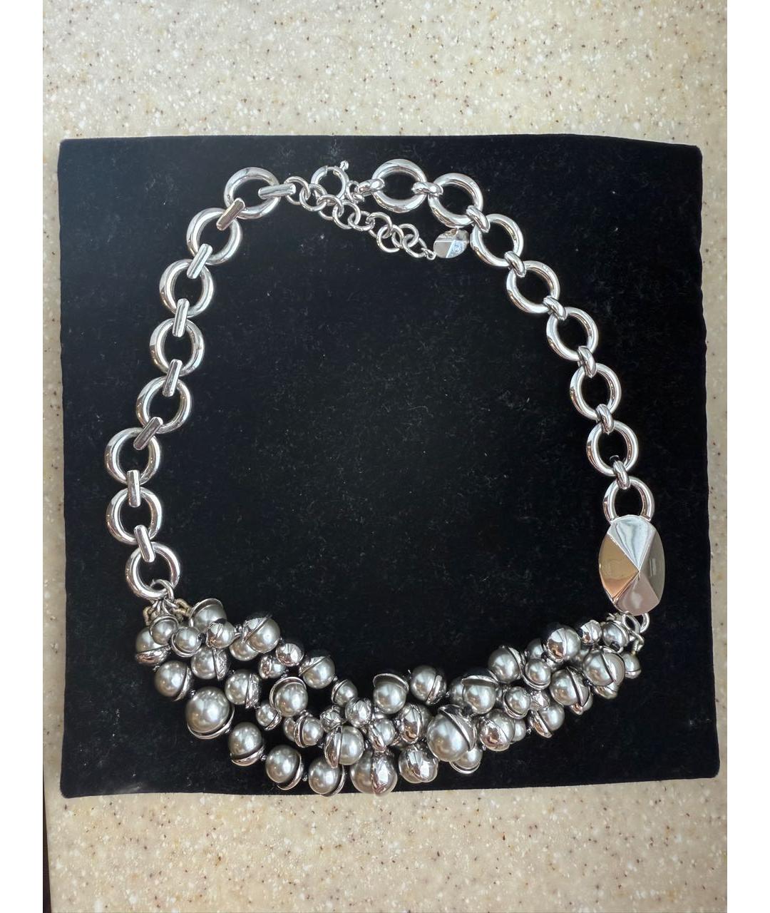CHRISTIAN DIOR Серебряное колье, фото 7