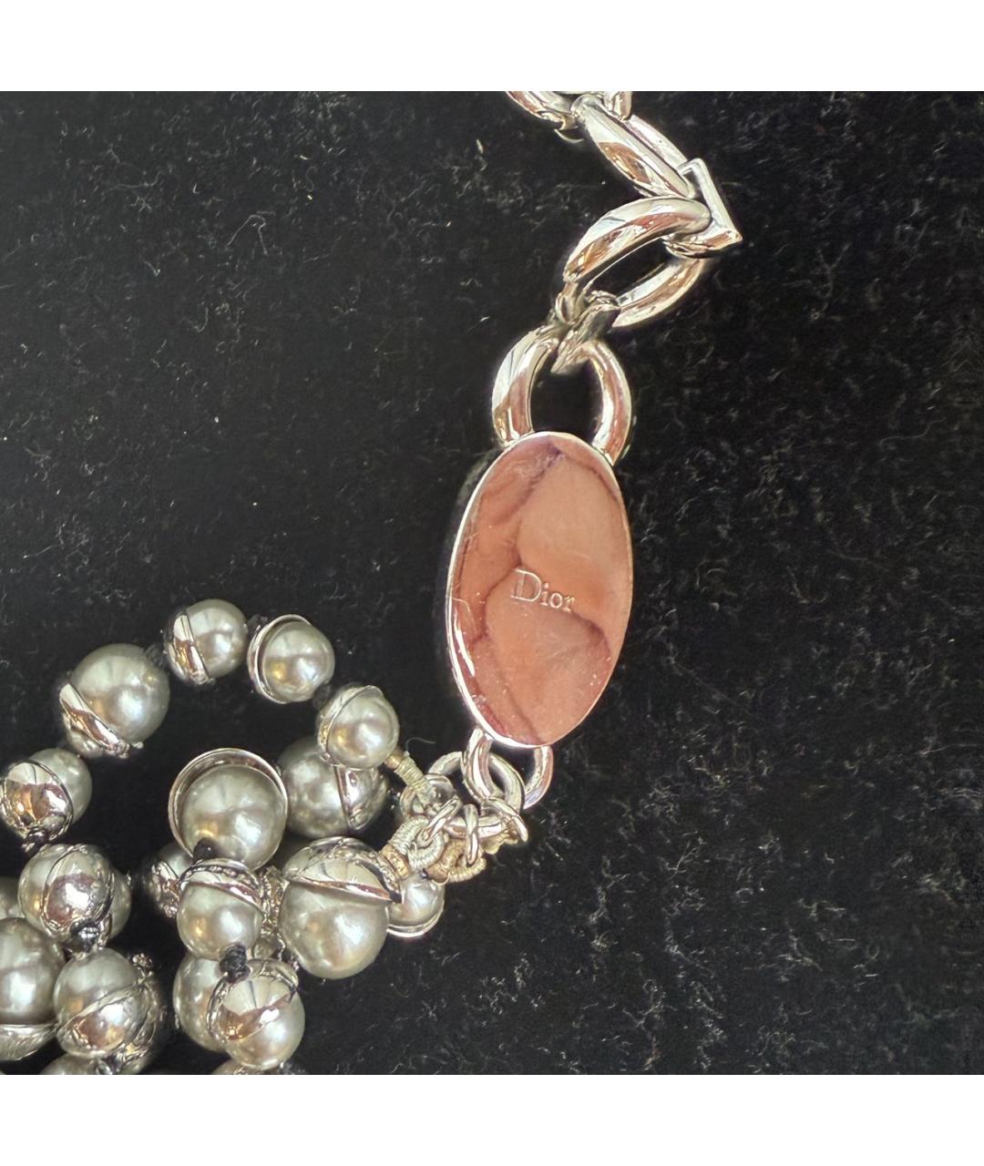CHRISTIAN DIOR Серебряное колье, фото 5