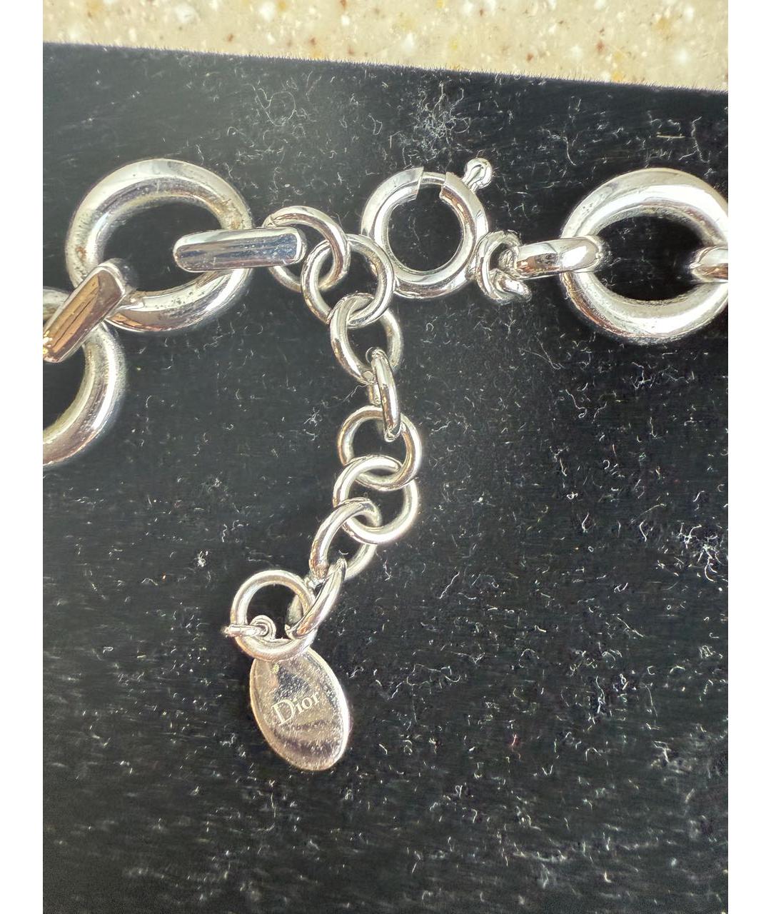 CHRISTIAN DIOR Серебряное колье, фото 6