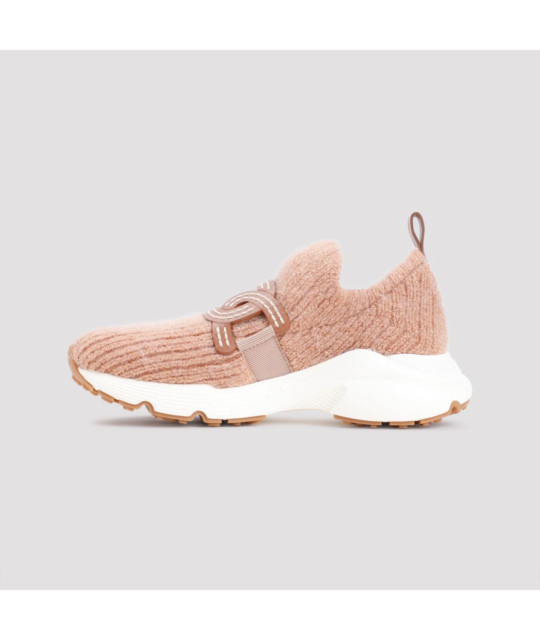 TOD'S Бежевые кроссовки, фото 2