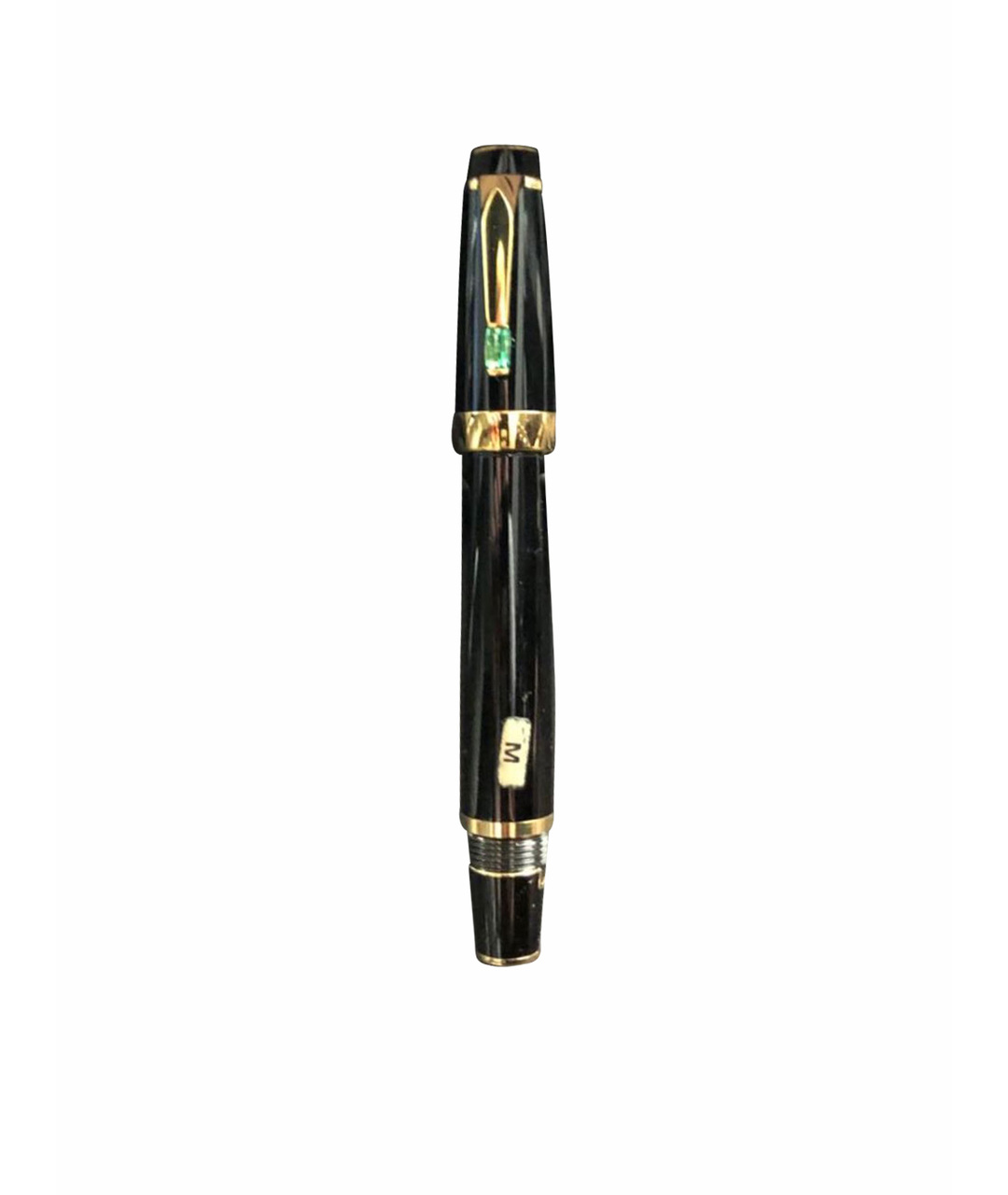 MONTBLANC Черная перьевая ручка из розового золота, фото 1