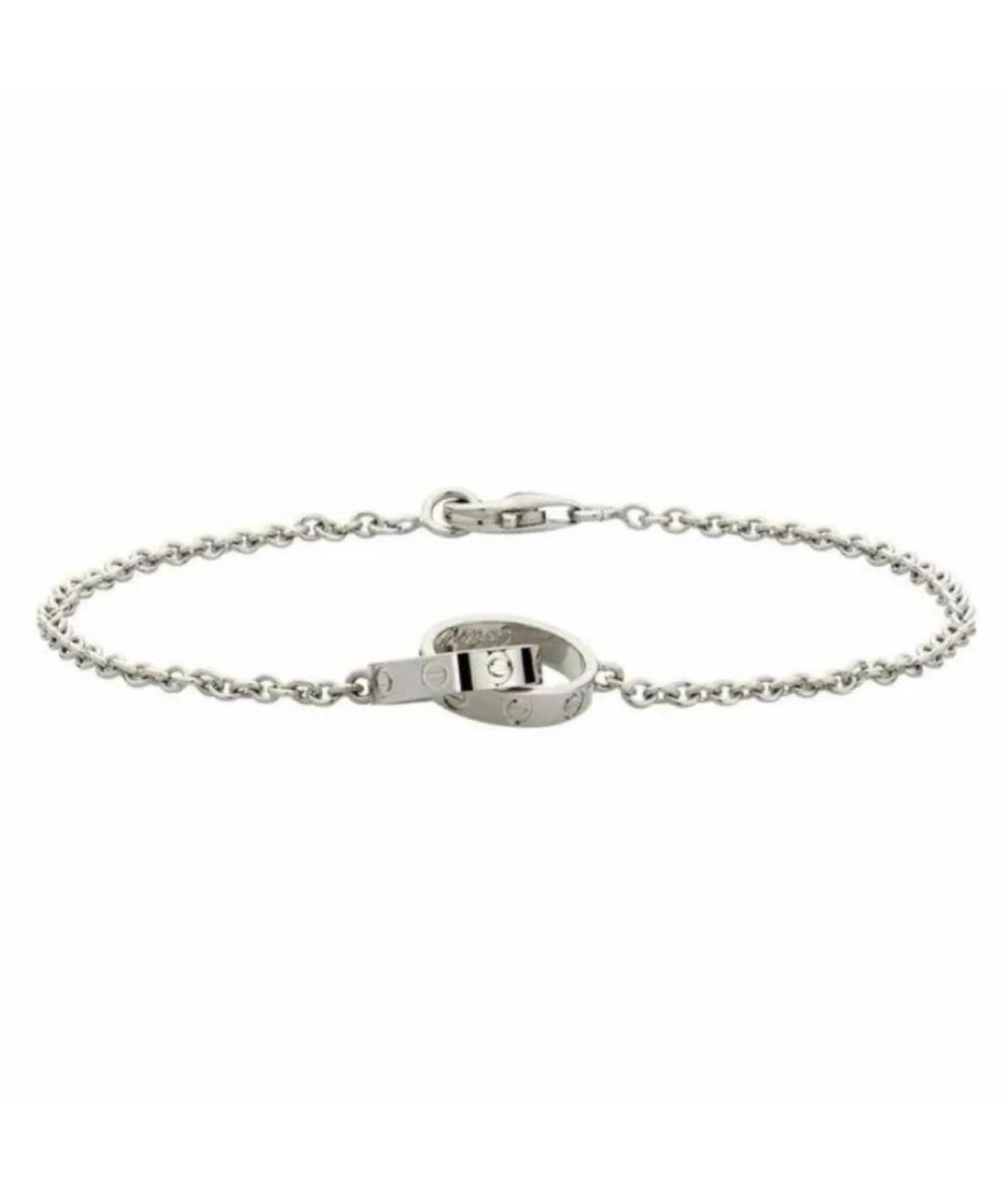 CARTIER Серый браслет из белого золота, фото 1