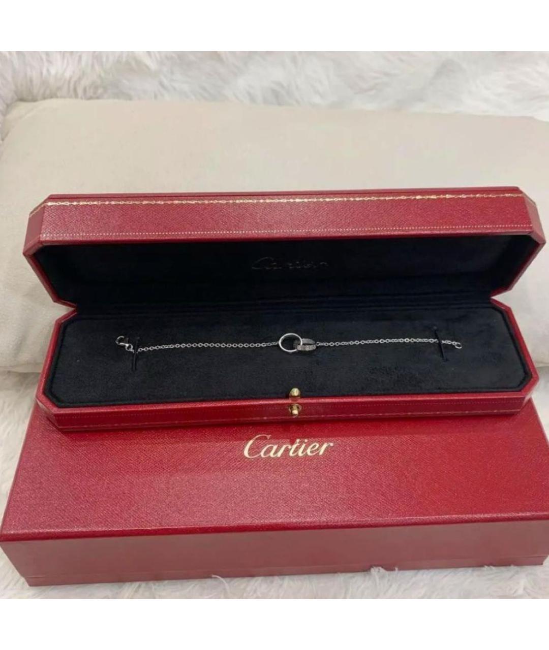 CARTIER Серый браслет из белого золота, фото 2