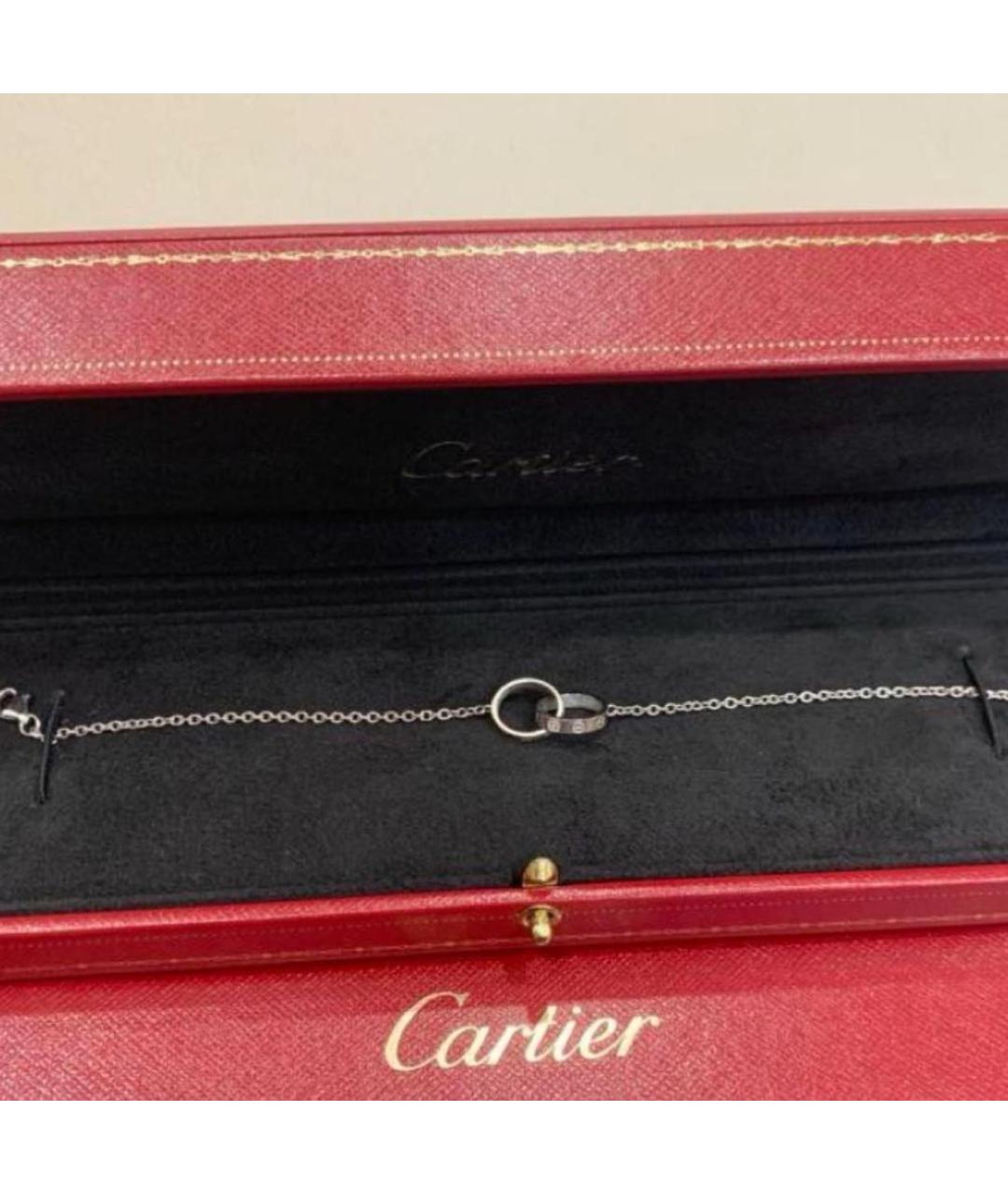 CARTIER Серый браслет из белого золота, фото 3