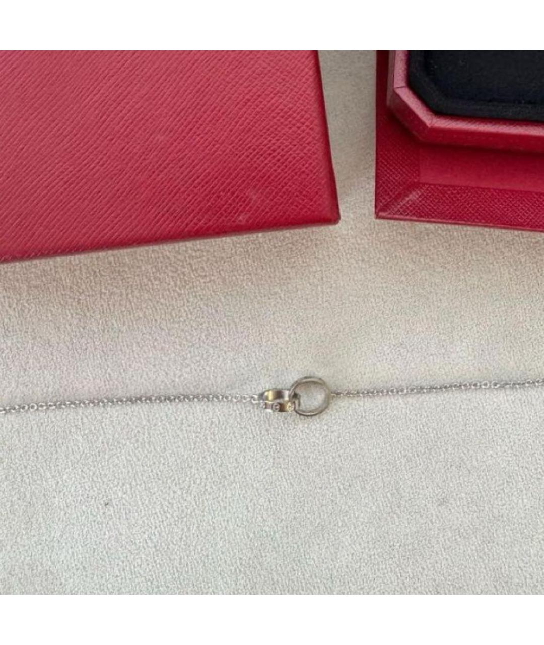 CARTIER Серый браслет из белого золота, фото 5