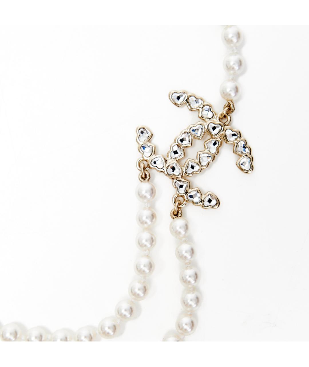 CHANEL Серебряное латунное колье, фото 2