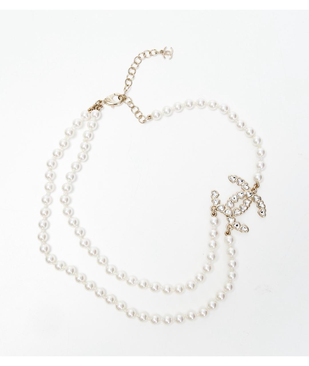 CHANEL Серебряное латунное колье, фото 4