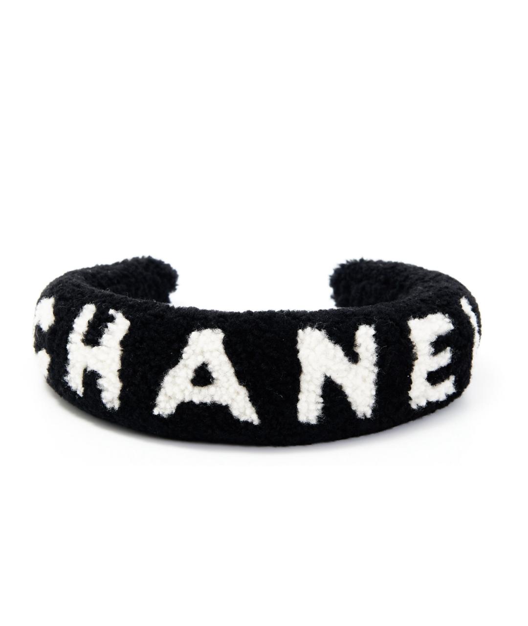 CHANEL Черный ободок, фото 1