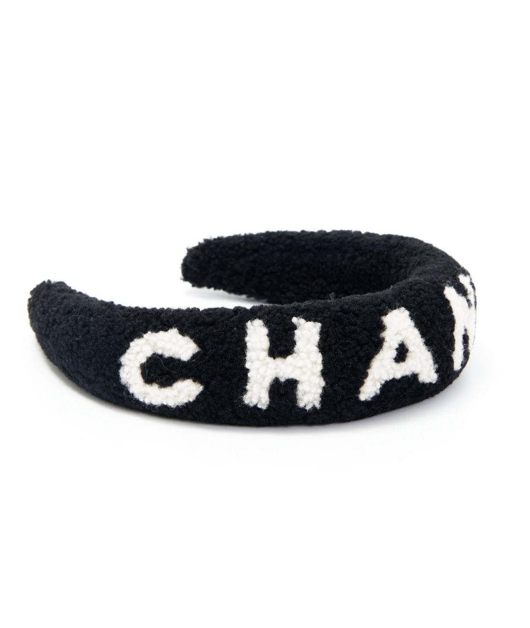 CHANEL Черный ободок, фото 3