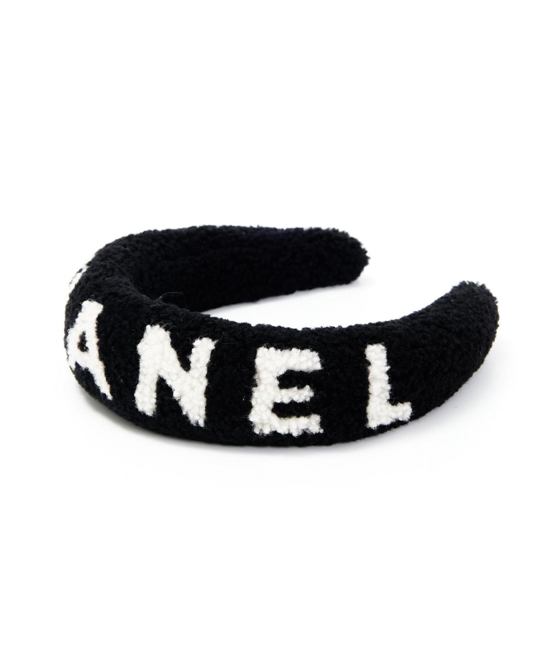 CHANEL Черный ободок, фото 2