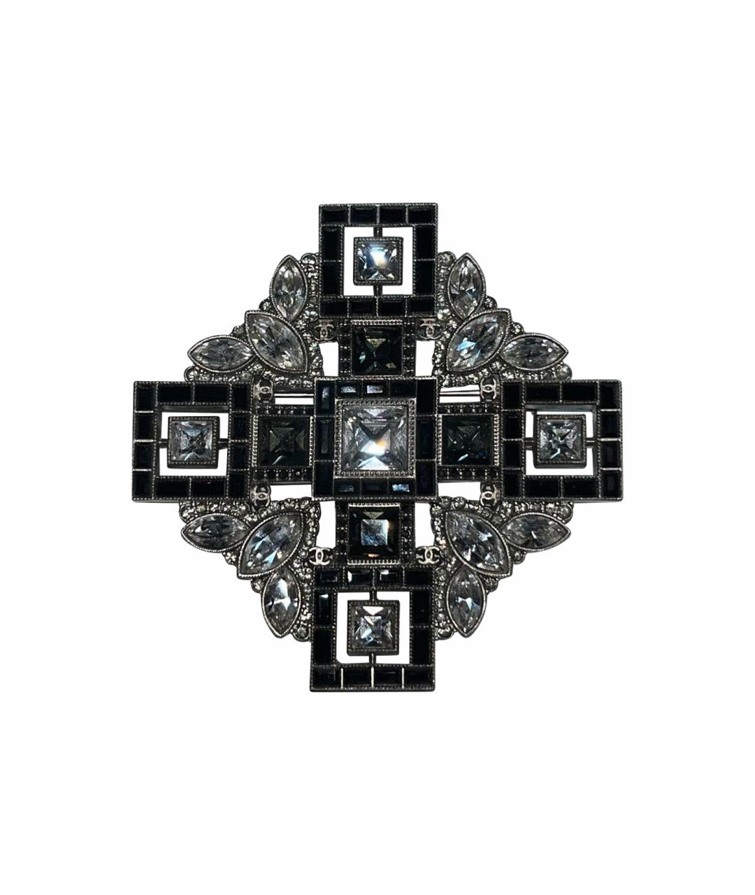 CHANEL Серебряная металлическая булавка / брошь, фото 1
