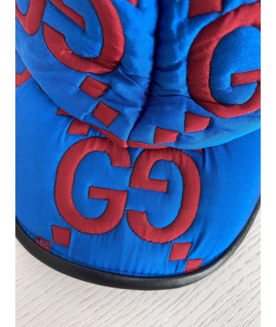 GUCCI Синяя шапка, фото 3