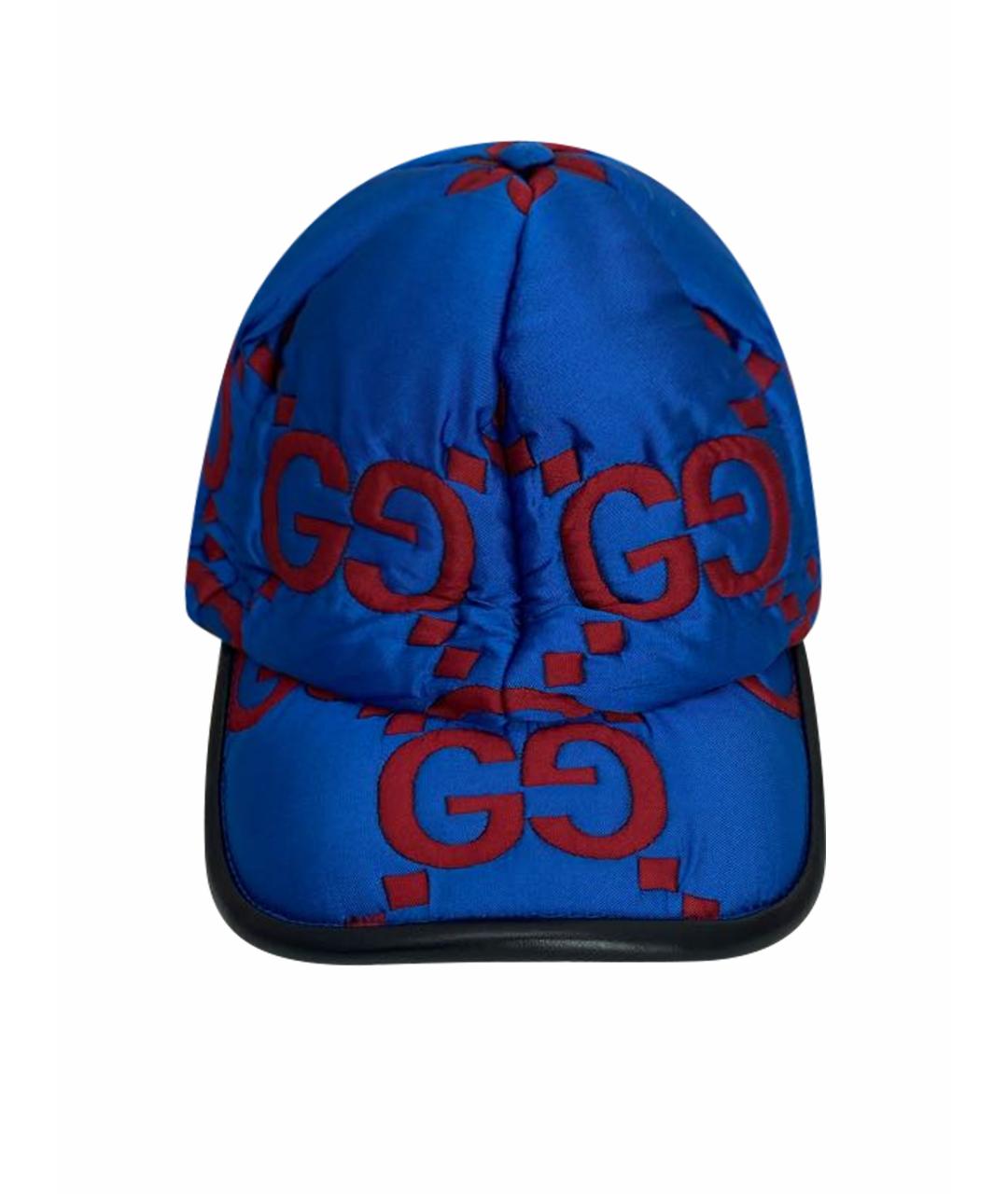 GUCCI Синяя шапка, фото 1
