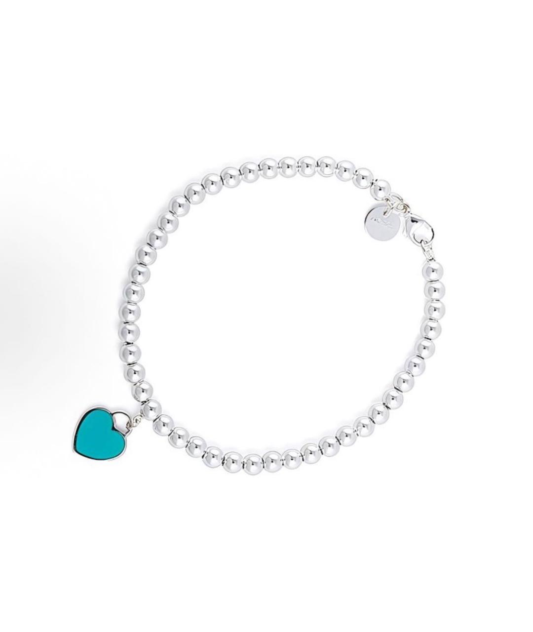 TIFFANY&CO Бирюзовый серебряный браслет, фото 4