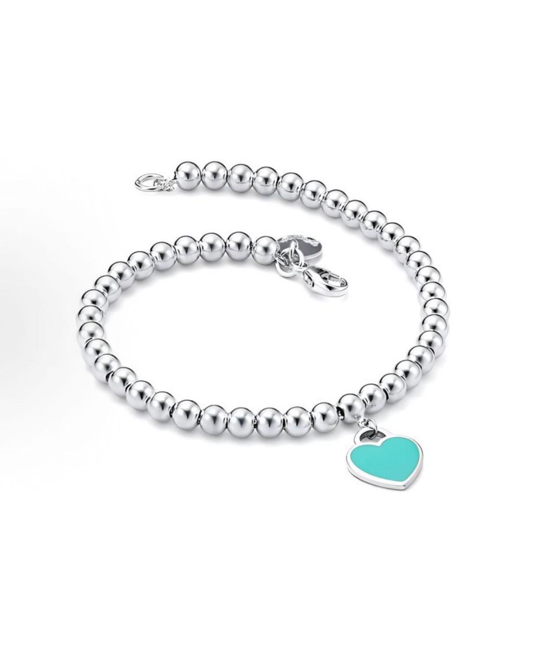 TIFFANY&CO Бирюзовый серебряный браслет, фото 2