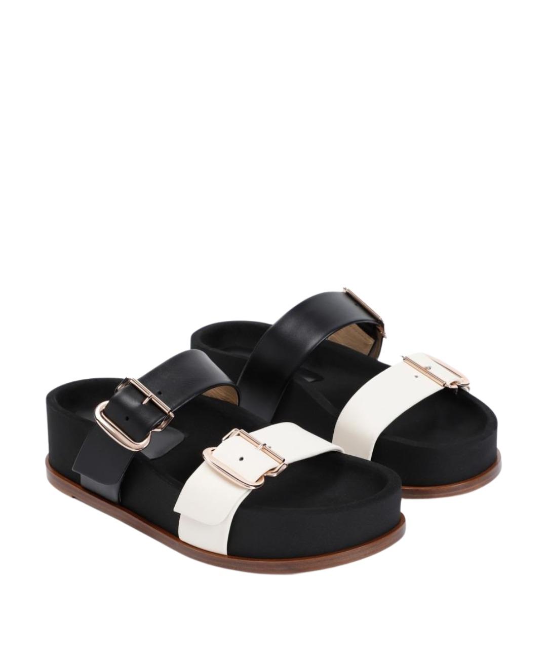 GABRIELA HEARST Мульти кожаные шлепанцы, фото 2