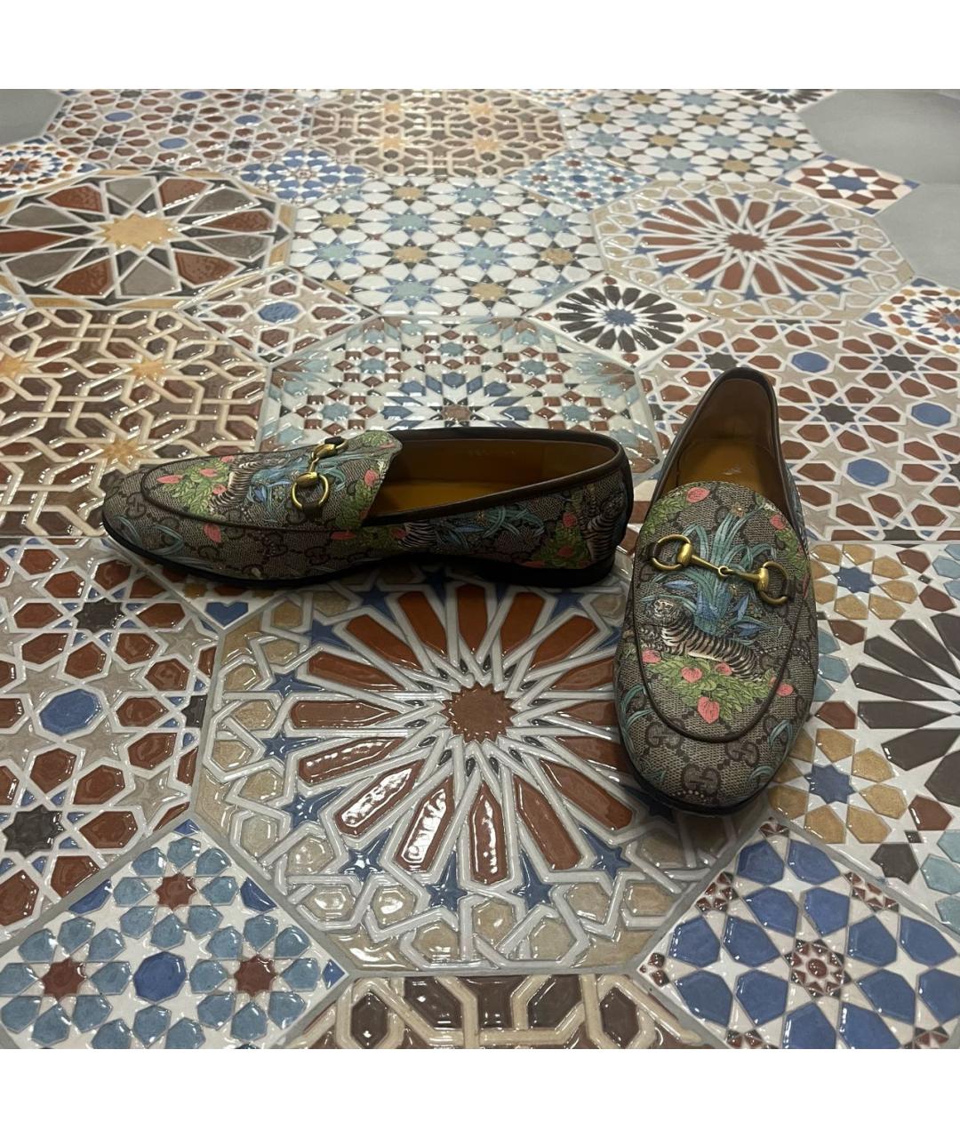 GUCCI Мульти мокасины из искусственной кожи, фото 5