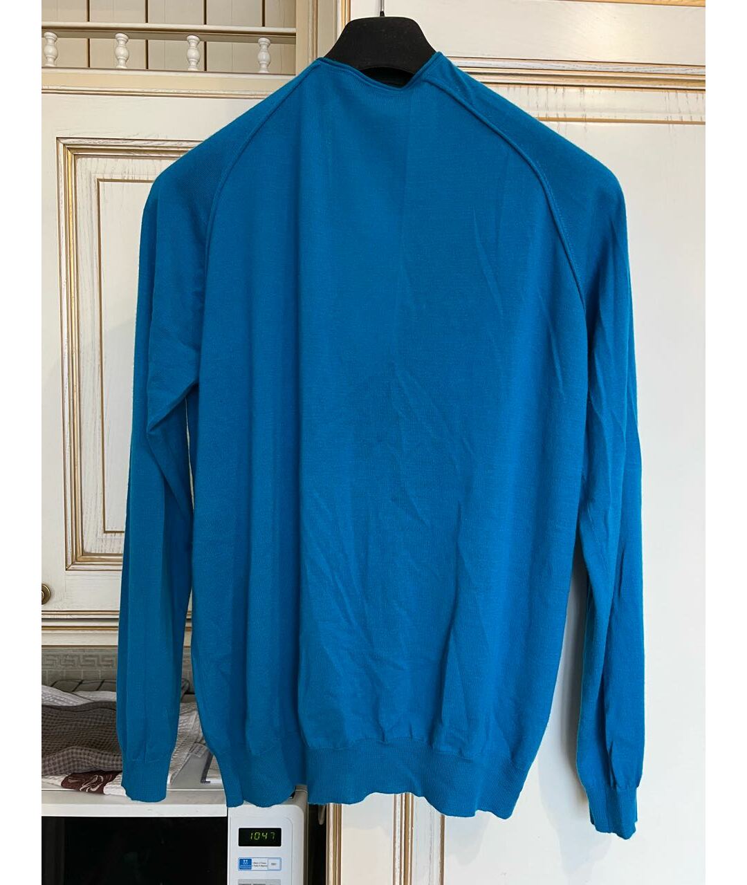 BALENCIAGA Голубой кашемировый джемпер / свитер, фото 2