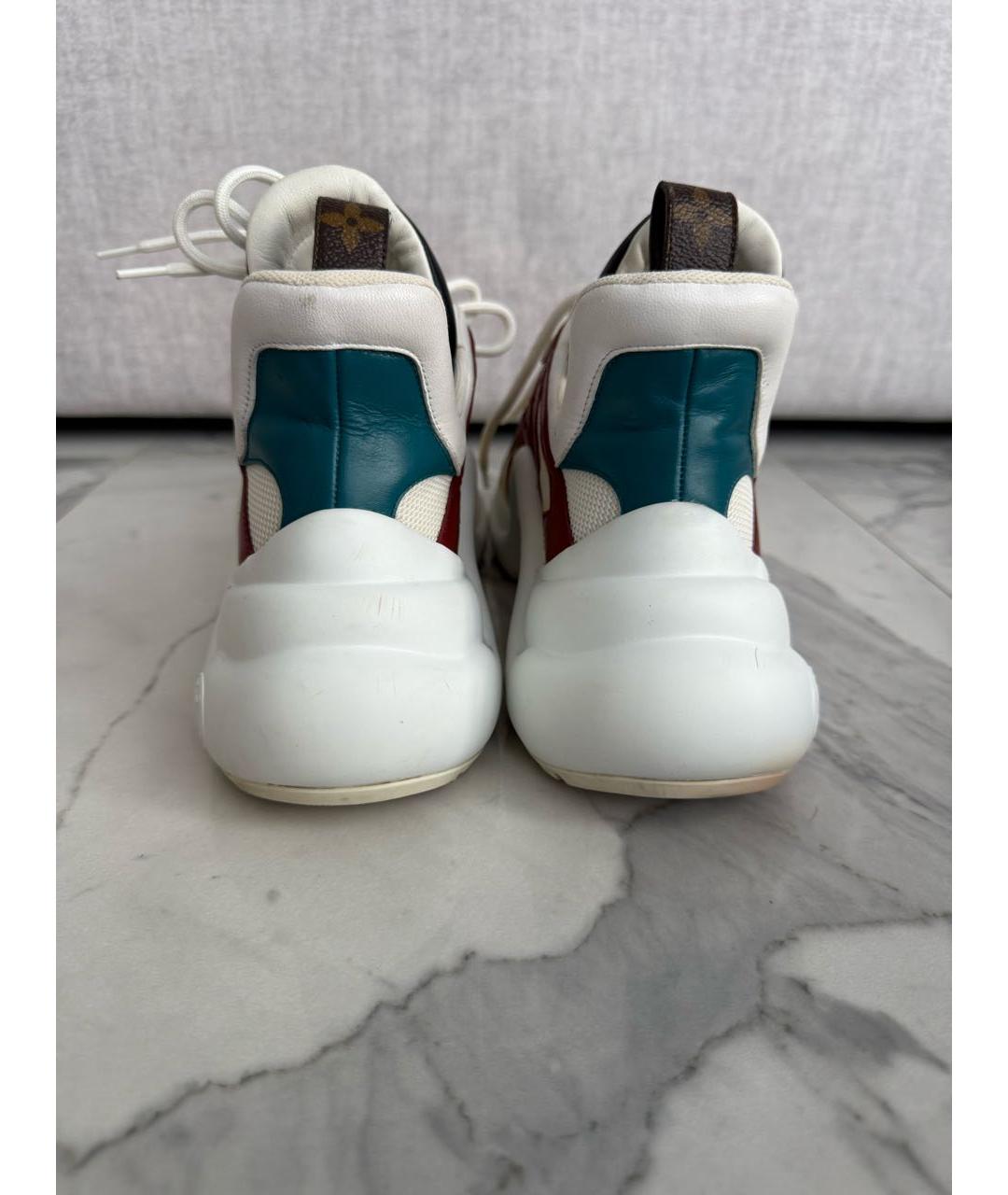 LOUIS VUITTON Белые текстильные кроссовки, фото 4