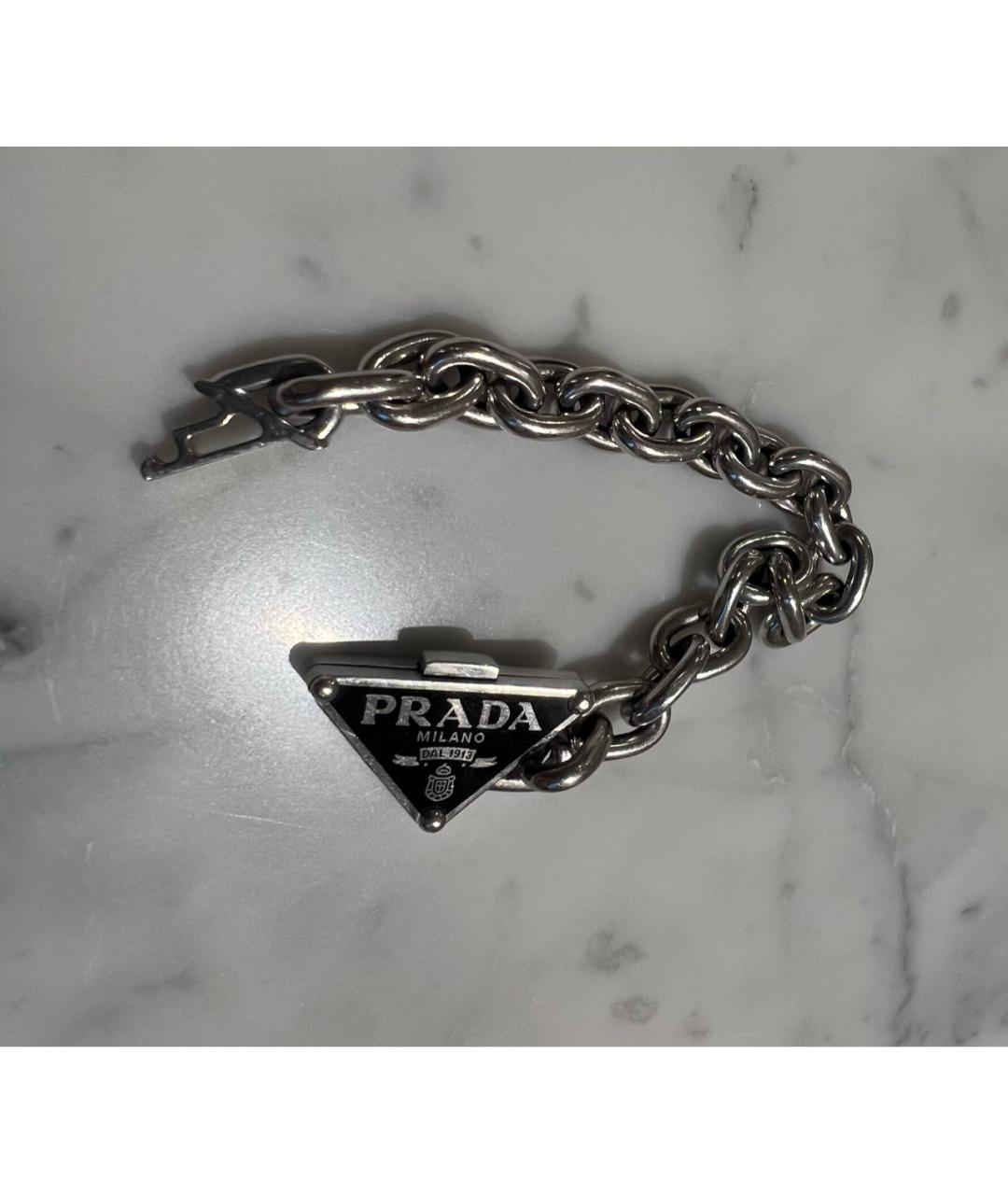 PRADA Серебряный браслет, фото 5