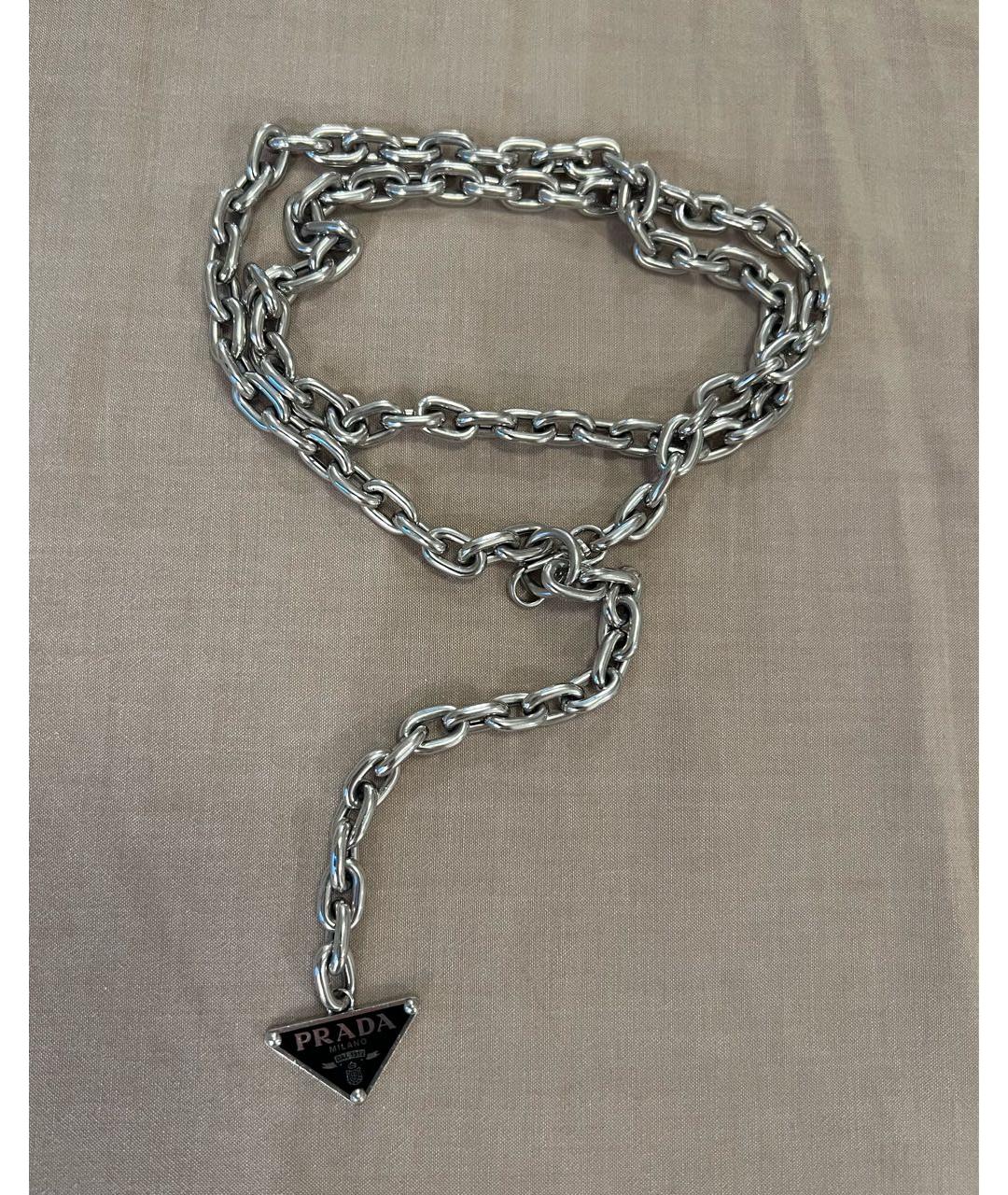 PRADA Серебряное колье, фото 7