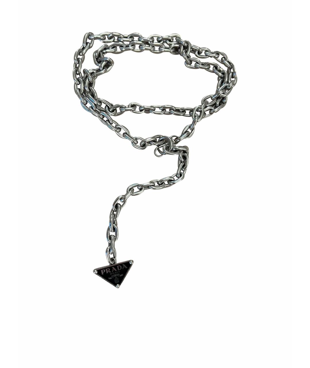 PRADA Серебряное колье, фото 1